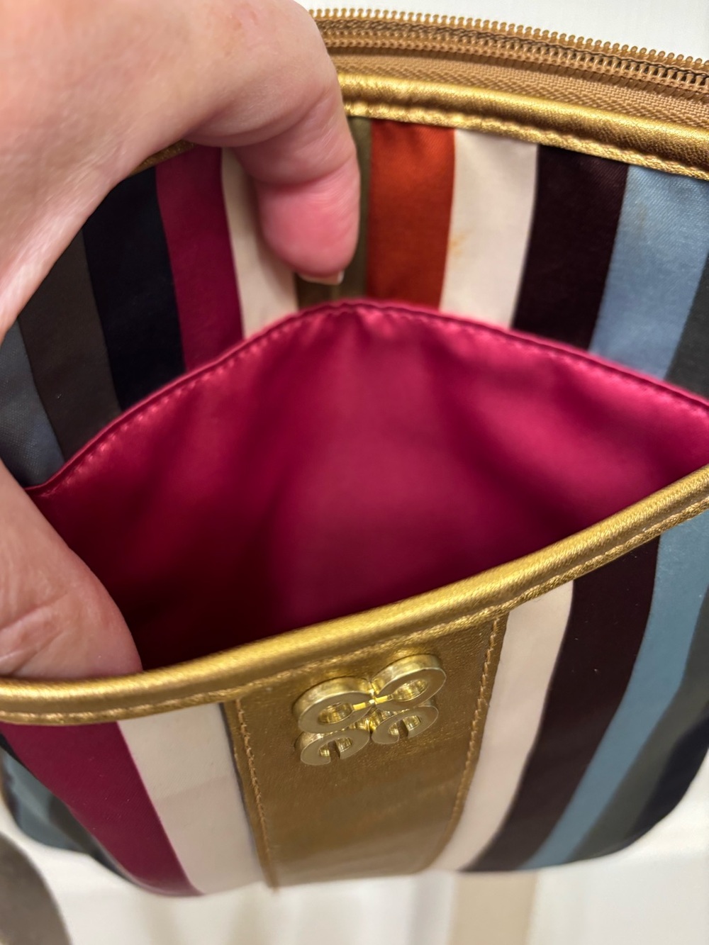 Coach Julia legacy stripe swingpack crossbody - Picture 3 of 9